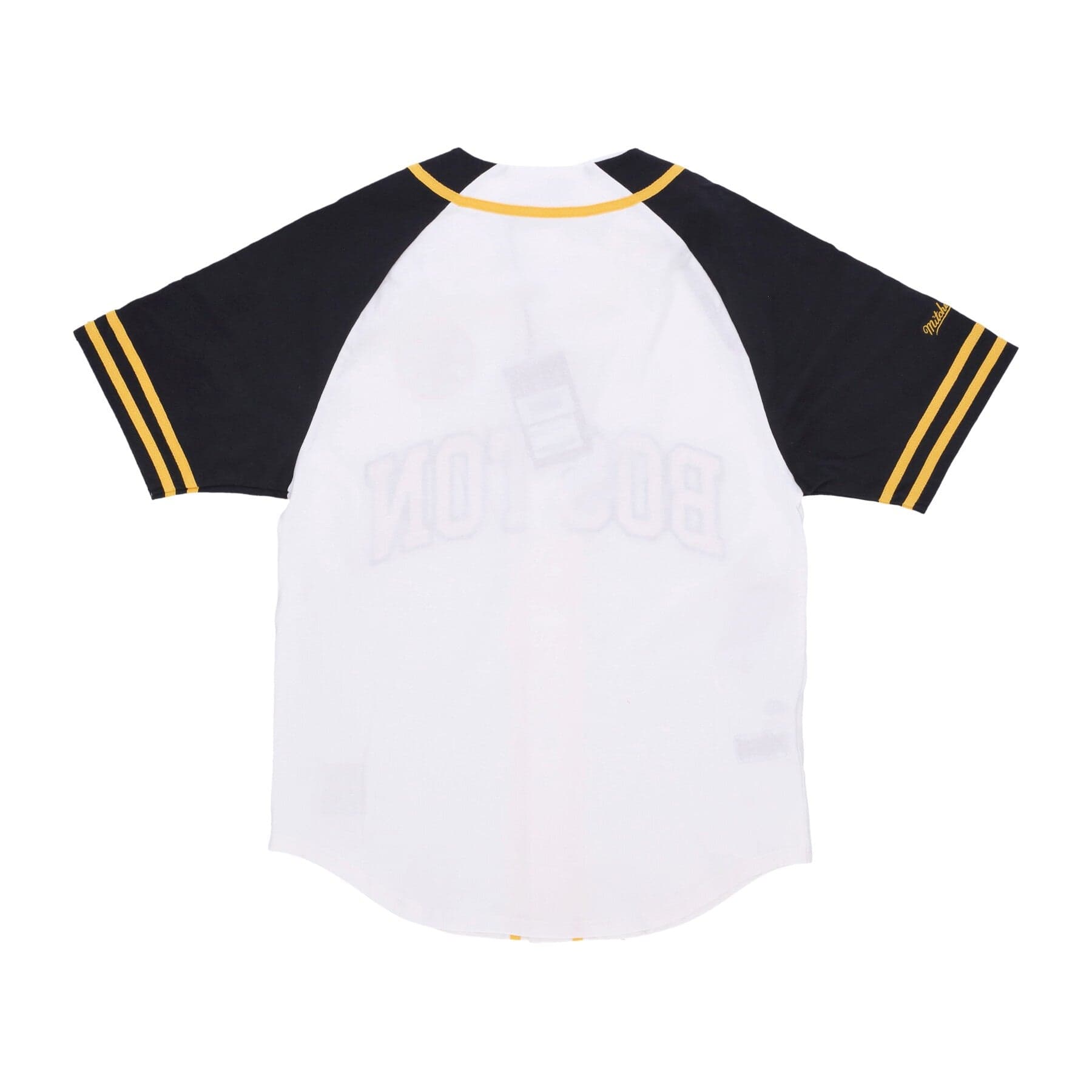 MITCHELL &amp; NESS Casacca Bottoni Uomo Nhl Practice Day Button Front Jersey Bosbru White da uomo in Maglie sportive da uomo Drestige - Casamassima, commercioVirtuoso.it