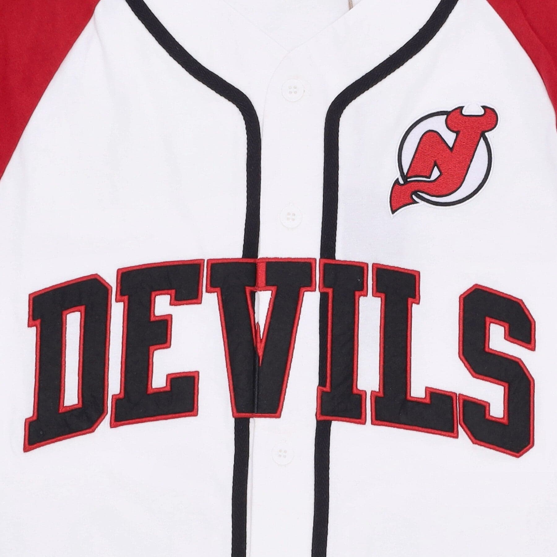 MITCHELL &amp; NESS Casacca Bottoni Uomo Nhl Practice Day Button Front Jersey Nejdev White da uomo in Maglie sportive da uomo Drestige - Casamassima, commercioVirtuoso.it
