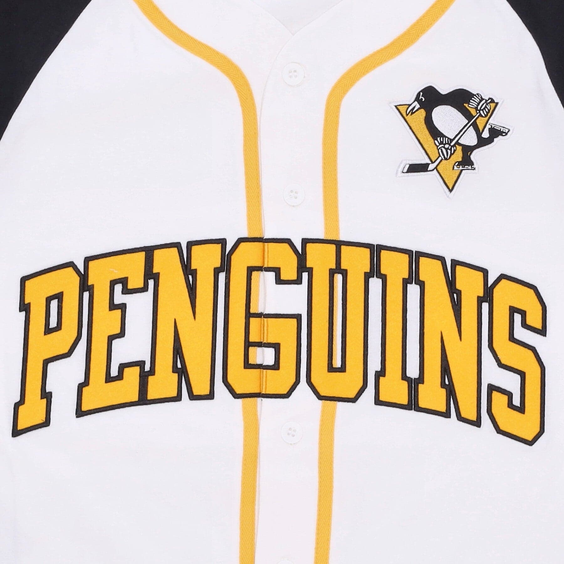MITCHELL &amp; NESS Casacca Bottoni Uomo Nhl Practice Day Button Front Jersey Pitpen White da uomo in Maglie sportive da uomo Drestige - Casamassima, commercioVirtuoso.it