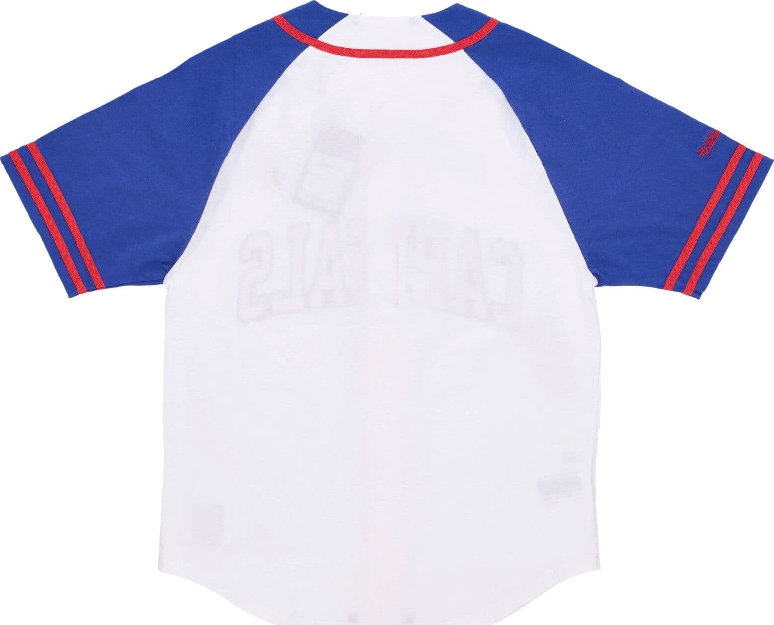 MITCHELL &amp; NESS Casacca Bottoni Uomo Nhl Practice Day Button Front Jersey Wascap White da uomo in Maglie sportive da uomo Drestige - Casamassima, commercioVirtuoso.it