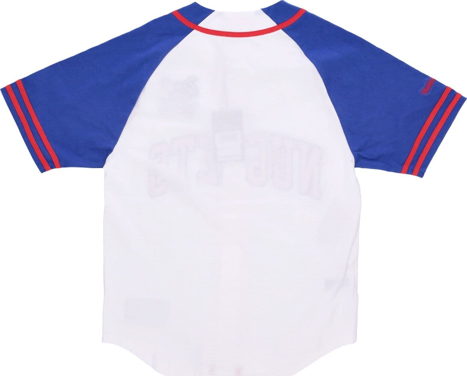 MITCHELL &amp; NESS Casacca Bottoni Uomo Nba Practice Day Button Front Jersey Hardwood Classics Dennug White da uomo in Maglie sportive da uomo Drestige - Casamassima, commercioVirtuoso.it
