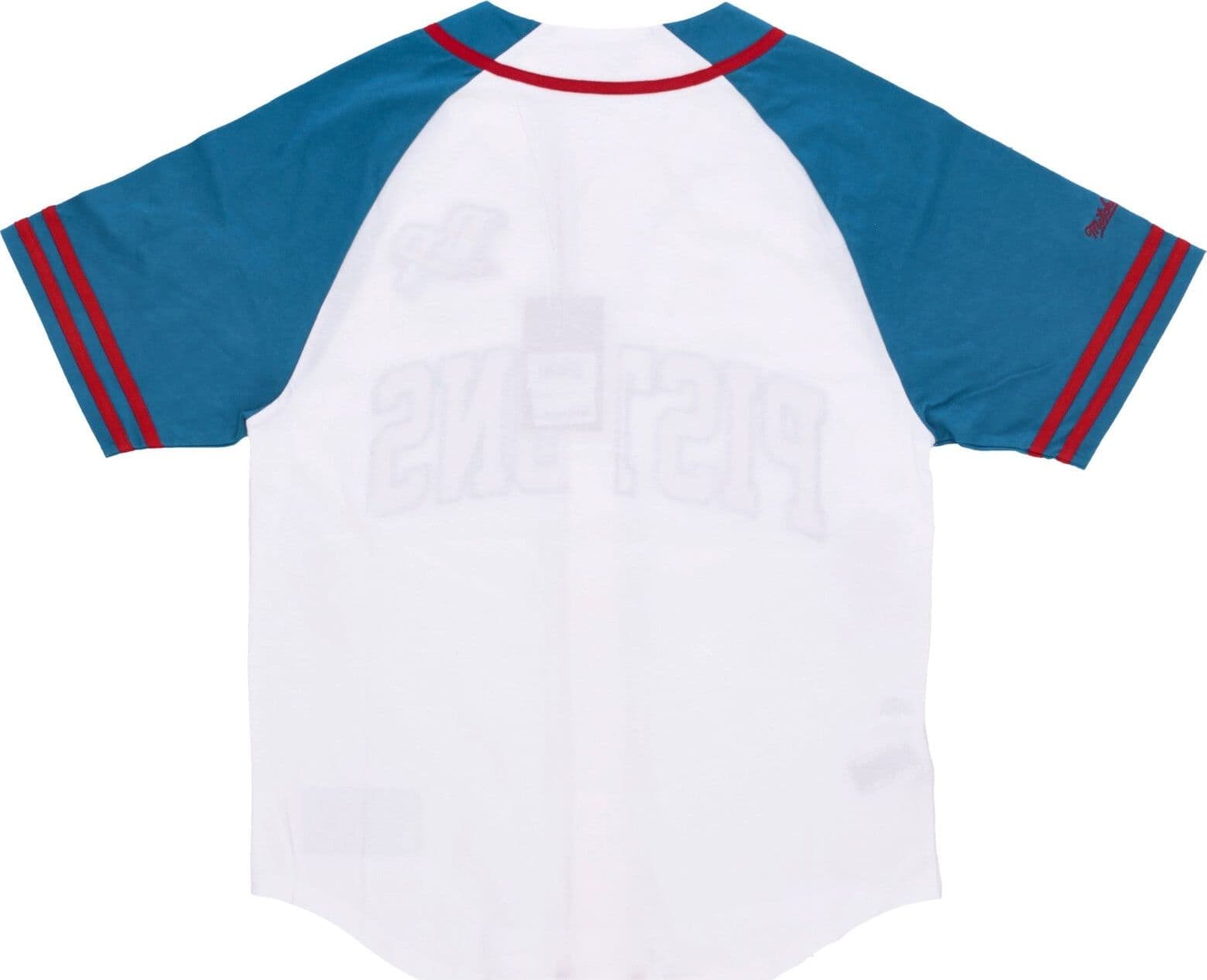 MITCHELL &amp; NESS Casacca Bottoni Uomo Nba Practice Day Button Front Jersey Hardwood Classics Detpis White da uomo in Maglie sportive da uomo Drestige - Casamassima, commercioVirtuoso.it