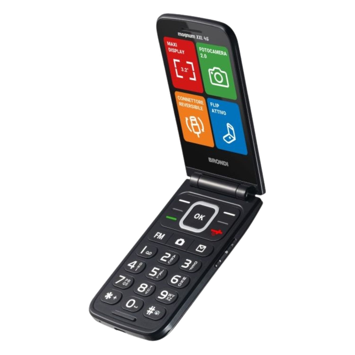 Brondi Magnum XXL 4G Gunmetal Grey DS ITA in Cellulari e Smartphone Ecoprice.it - Avellino, commercioVirtuoso.it