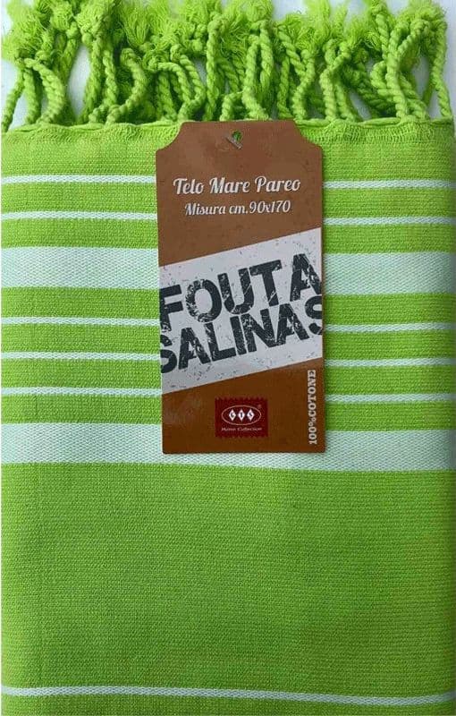 Telo Mare Fouta Cotone Spugna Salinas - 6
