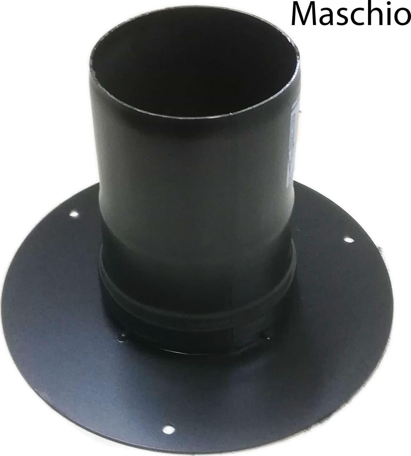 Rosone unico nero pellet da 80mm in Impianti di scarico Aloiserw.com - Altomonte, commercioVirtuoso.it