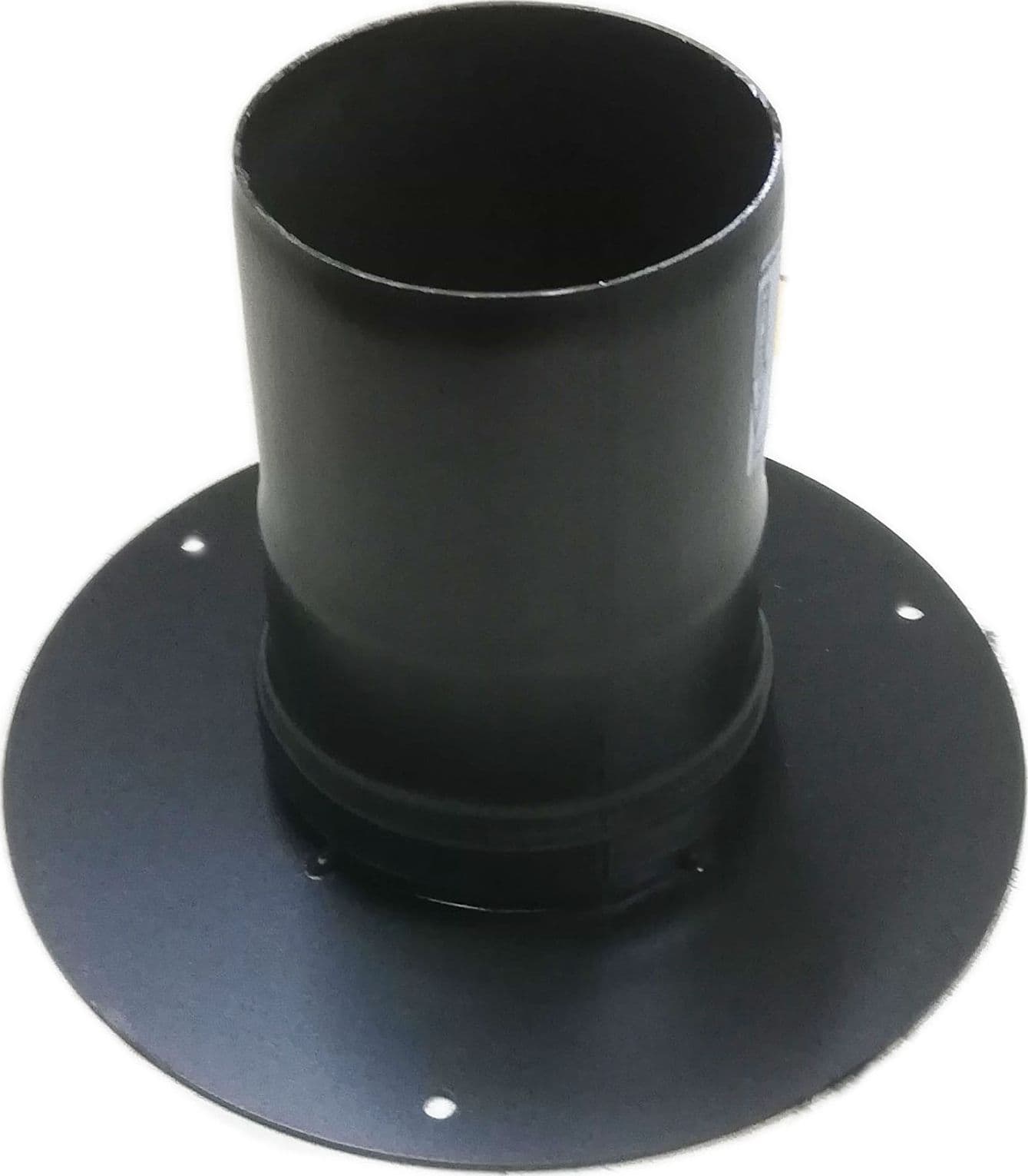 Rosone unico nero pellet da 80mm in Impianti di scarico Aloiserw.com - Altomonte, commercioVirtuoso.it