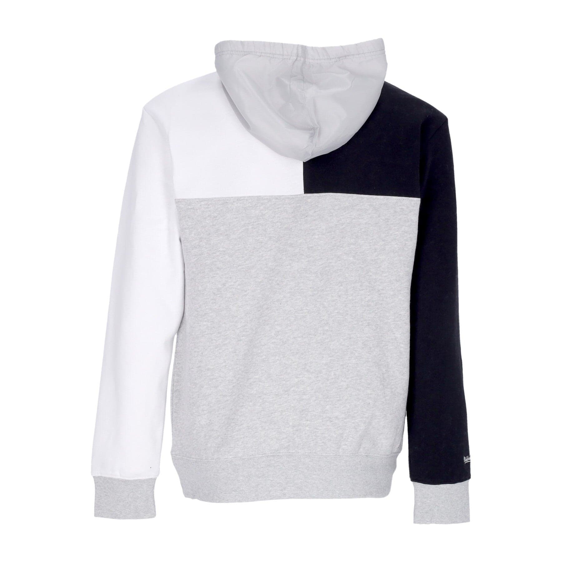 MITCHELL &amp; NESS Felpa Cappuccio Uomo Nhl Tie Breaker Fleece Hoodie Loskin Grey Heather/black da uomo in Felpe con cappuccio Drestige - Casamassima, commercioVirtuoso.it