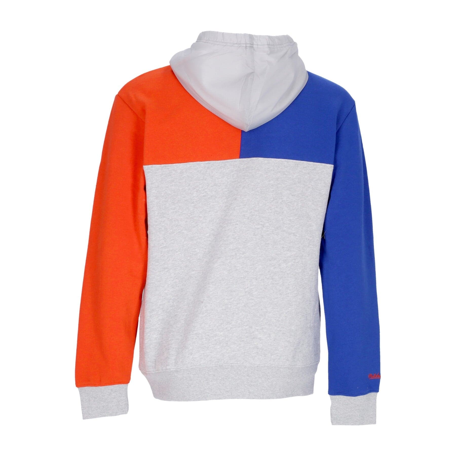 MITCHELL &amp; NESS Felpa Cappuccio Uomo Ncaa Tie Breaker Fleece Hoodie Flogat Grey Heather/royal da uomo in Felpe con cappuccio Drestige - Casamassima, commercioVirtuoso.it