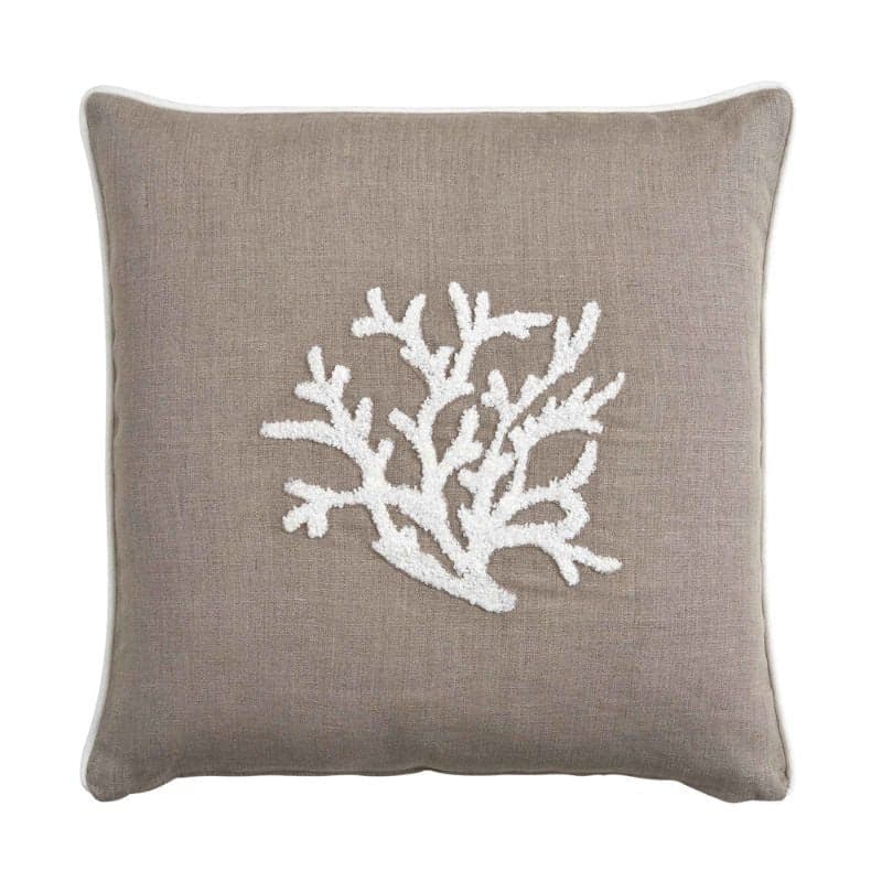 Cuscino Arredo Quadrato con coralli Dante in Copricuscini e federe Collezione Casa - Trebisacce, commercioVirtuoso.it