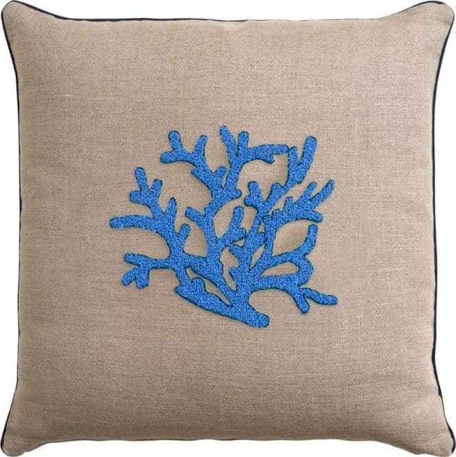 Cuscino Arredo Quadrato con coralli Dante in Copricuscini e federe Collezione Casa - Trebisacce, commercioVirtuoso.it