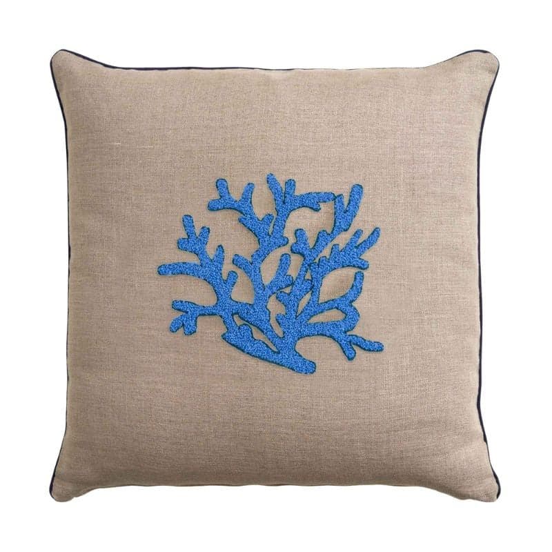 Cuscino Arredo Quadrato con coralli Dante in Copricuscini e federe Collezione Casa - Trebisacce, commercioVirtuoso.it