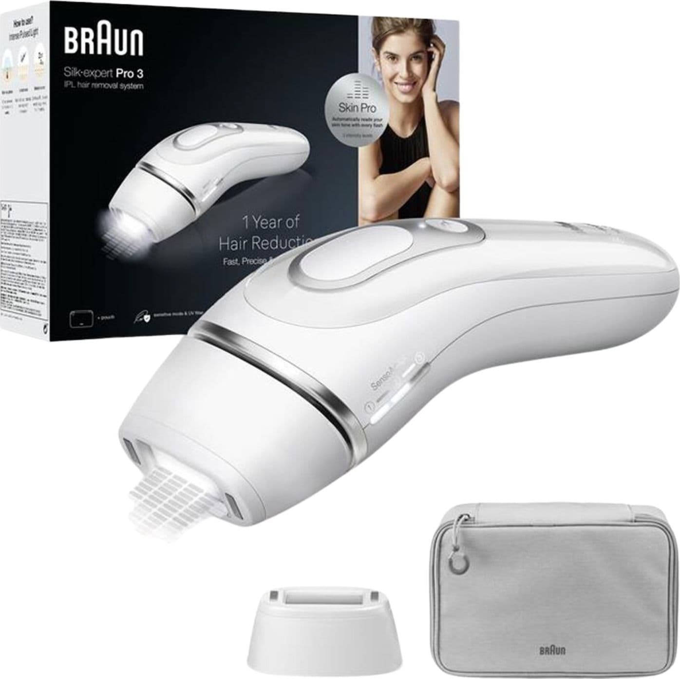Braun Epilatore Elettrico Silk-Expert Pro 3 PL3020 Bianco/Grigio in  Ecoprice.it - Avellino, commercioVirtuoso.it