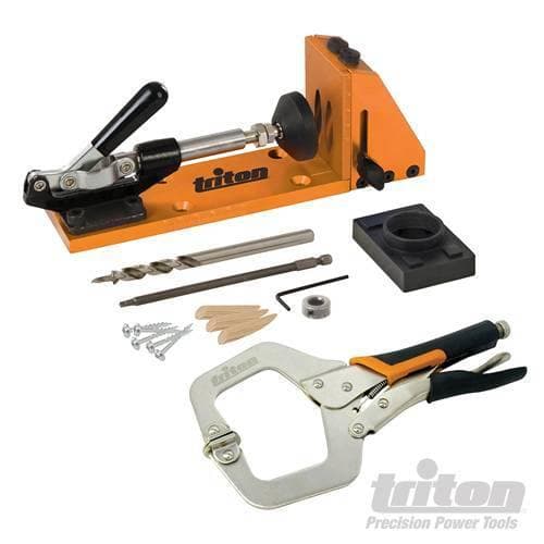 Kit Sistema per Fori a Tasca Triton, Dima per la Lavorazione del Legno con Morsa 8 p.zi in Dime Eternal Brico - Ariano Irpino, commercioVirtuoso.it