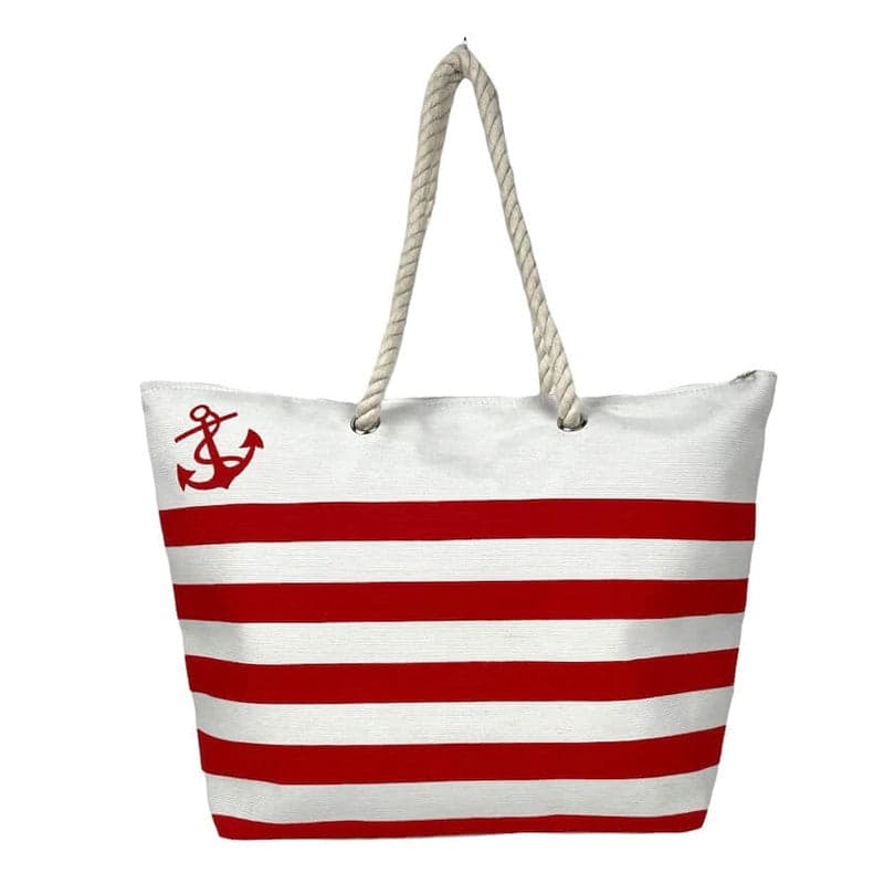 Borsa Mare con cerniera Fashion Stripes in Borse Tote Collezione Casa - Trebisacce, commercioVirtuoso.it