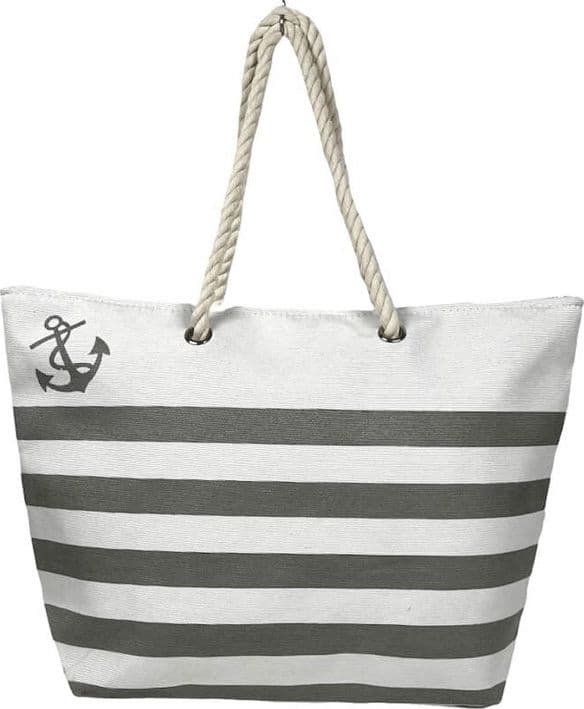 Borsa Mare con cerniera Fashion Stripes in Borse Tote Collezione Casa - Trebisacce, commercioVirtuoso.it