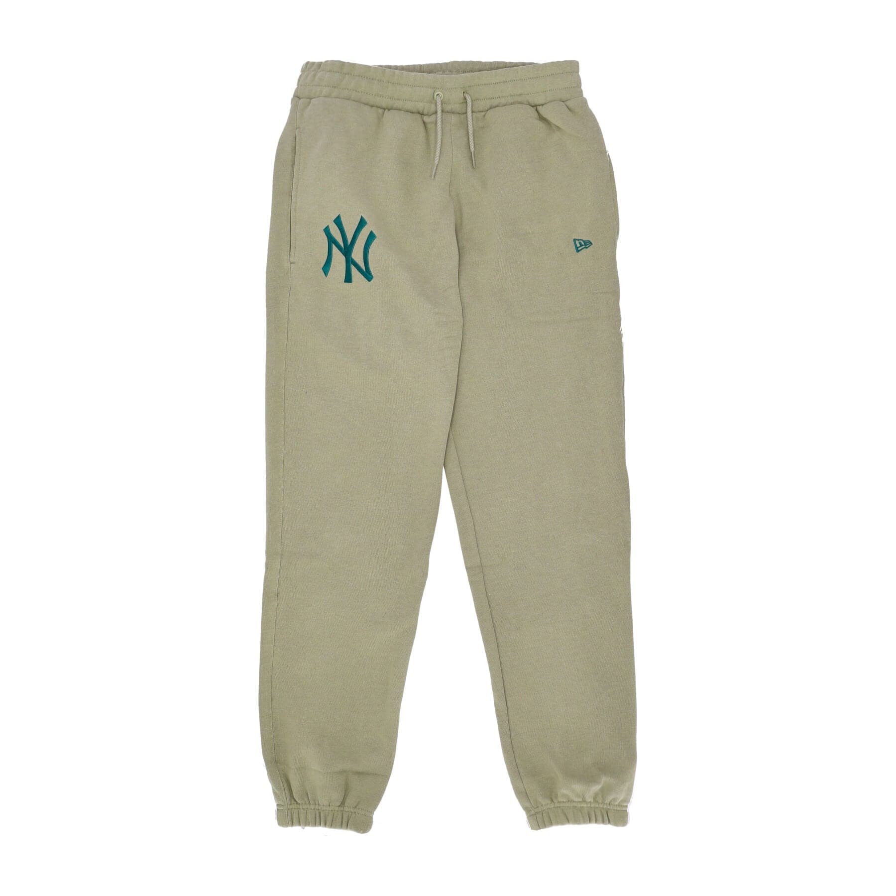 NEW ERA Pantalone Tuta Felpato Uomo Mlb Emb Logo R Jogger Neyyan Washed Khaki da uomo