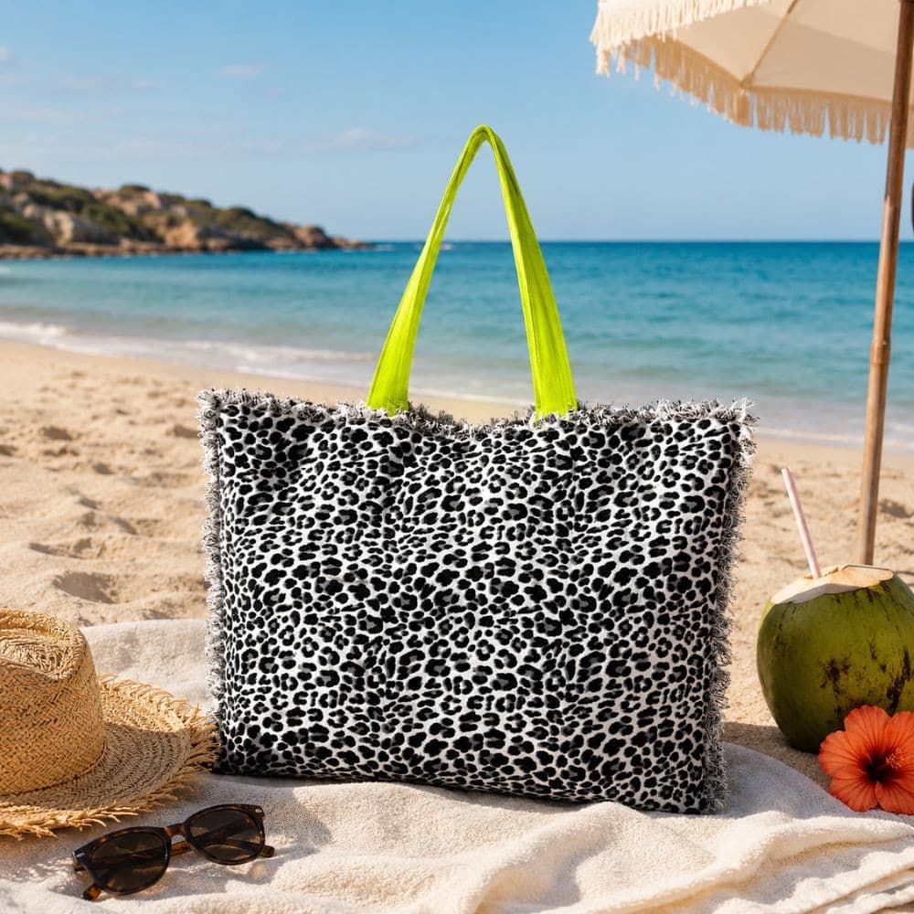 Borsa Mare Maculata Beach Girl in Borse Tote Collezione Casa - Trebisacce, commercioVirtuoso.it
