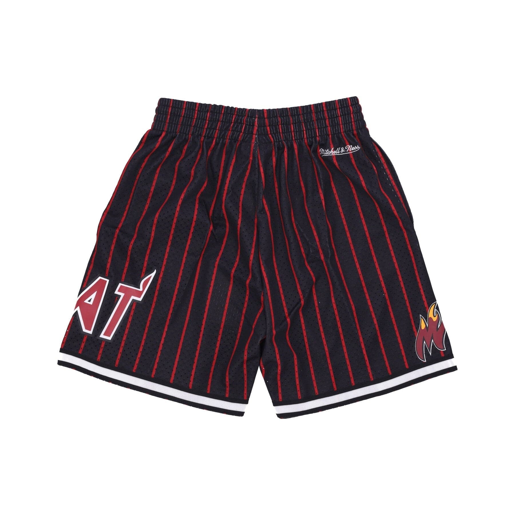 MITCHELL &amp; NESS Pantaloncino Basket Uomo Nba Hometown Mesh Short Hardwood Classics Miahea Black/red da uomo in Pantaloncini sportivi Drestige - Casamassima, commercioVirtuoso.it