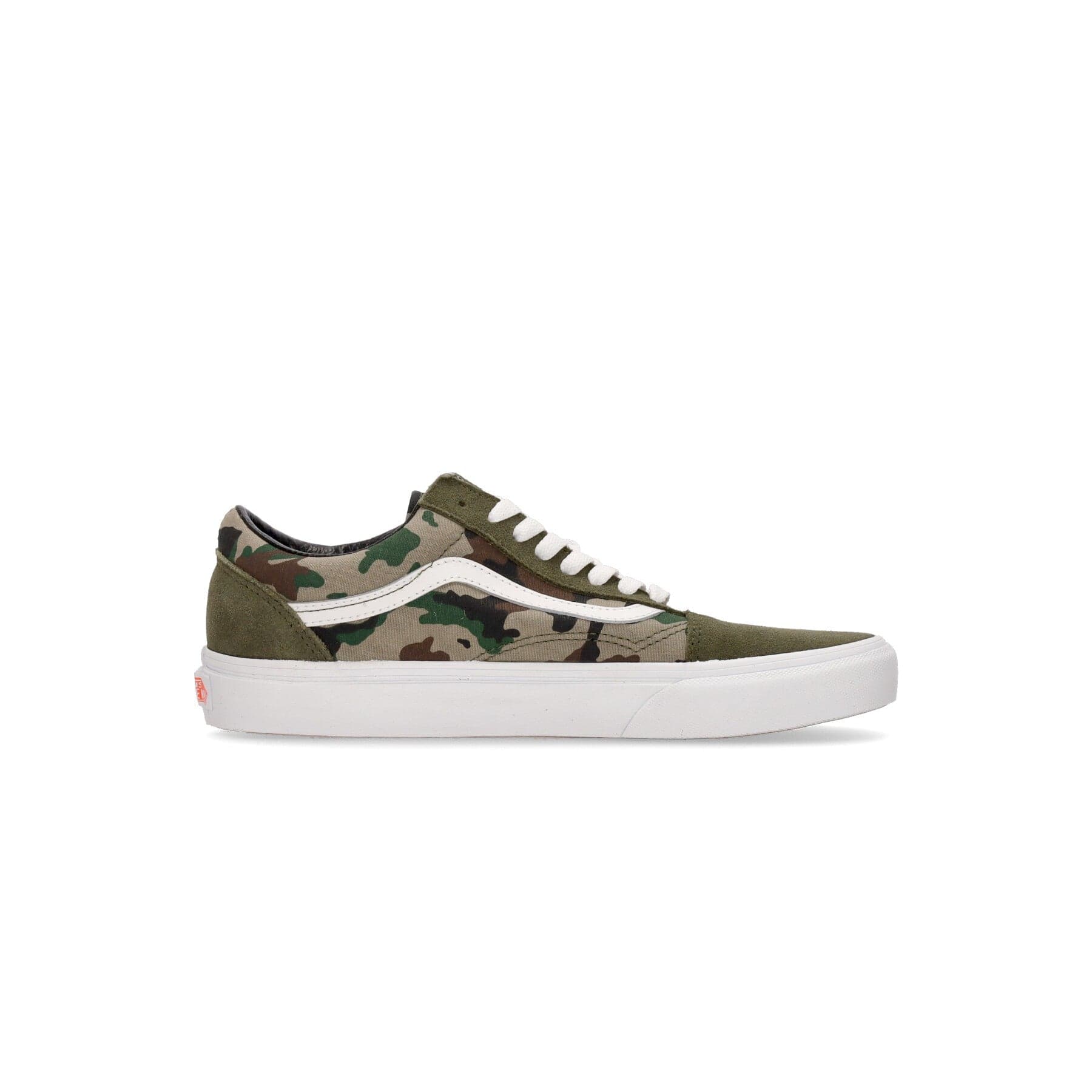 VANS Scarpa Bassa Uomo Old Skool Camo Olive/white da uomo in Sneaker casual Drestige - Casamassima, commercioVirtuoso.it