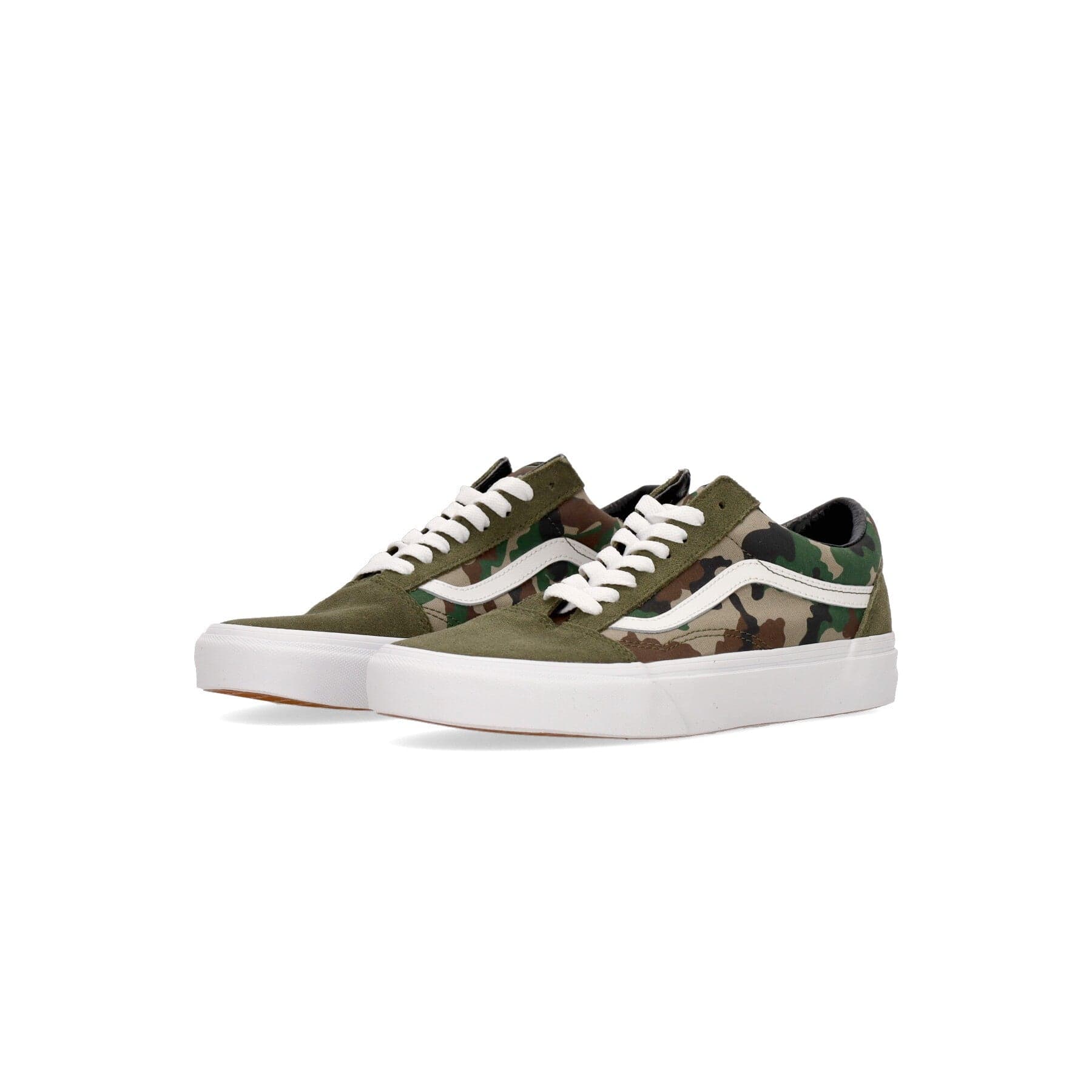VANS Scarpa Bassa Uomo Old Skool Camo Olive/white da uomo in Sneaker casual Drestige - Casamassima, commercioVirtuoso.it
