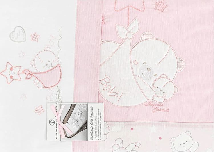 Set piumotto lenzuolino culla Nazareno Gabrielli Baby Bear in Lenzuola da lettino con sbarre Collezione Casa - Trebisacce, commercioVirtuoso.it