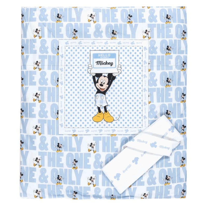Set piumotto lenzuolino culla Disney Hello Mickey in Completi da lettino con sbarre Collezione Casa - Trebisacce, commercioVirtuoso.it