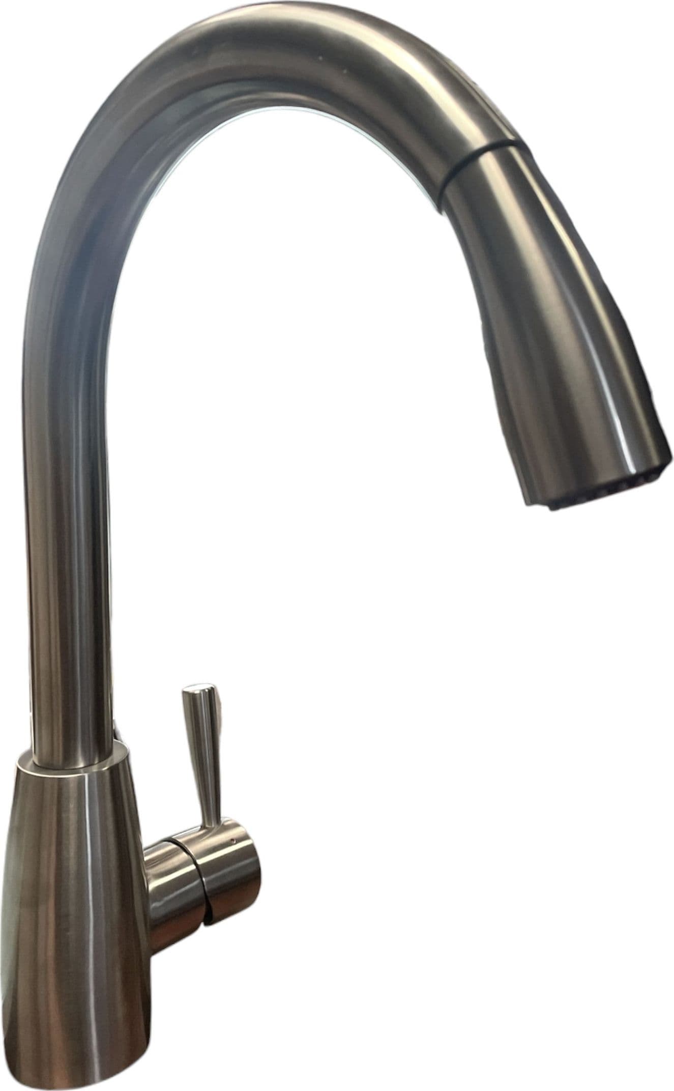 Miscelatore per cucina in acciaio inox con doccia estraibile alta qualità in Rubinetti per lavelli da cucina BagnoClic.it - Pregnana Milanese, commercioVirtuoso.it