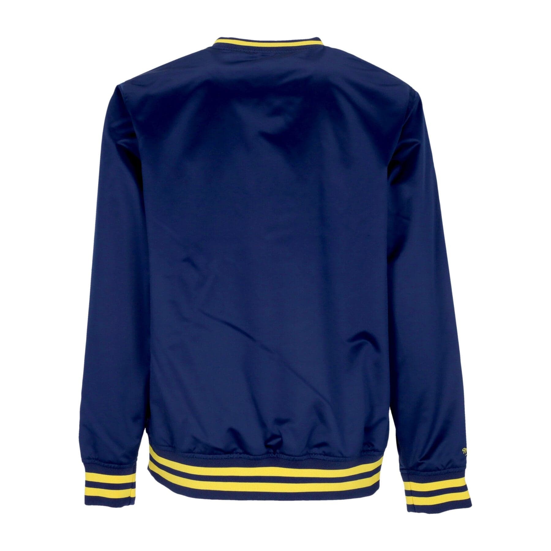 MITCHELL &amp; NESS Casacca Uomo Ncaa Sideline Pullover Satin Jacket Micwol Navy da uomo in Giacche Drestige - Casamassima, commercioVirtuoso.it