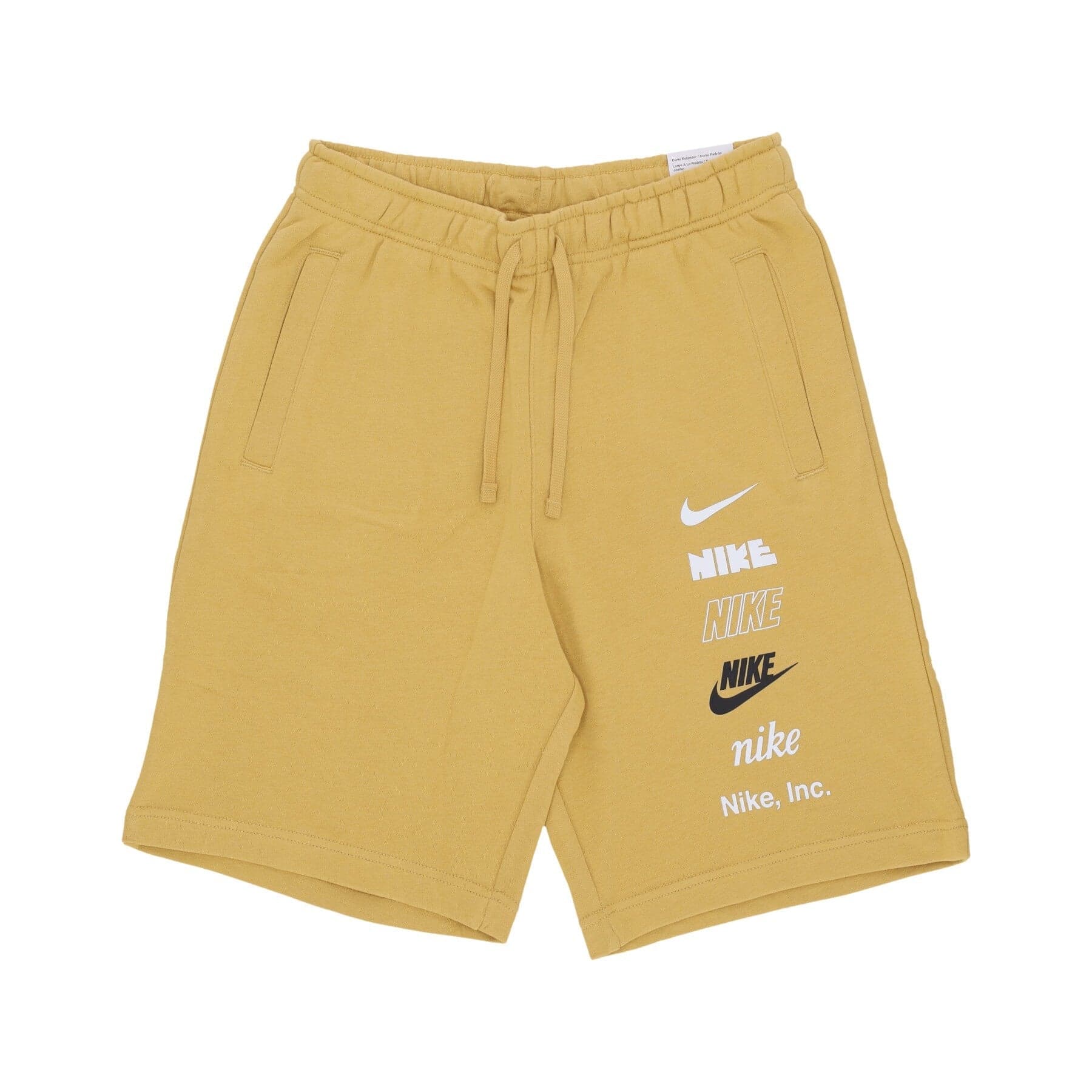 Nike Pantalone Corto Tuta Uomo Club+ French Terry Short Wheat Gold da uomo