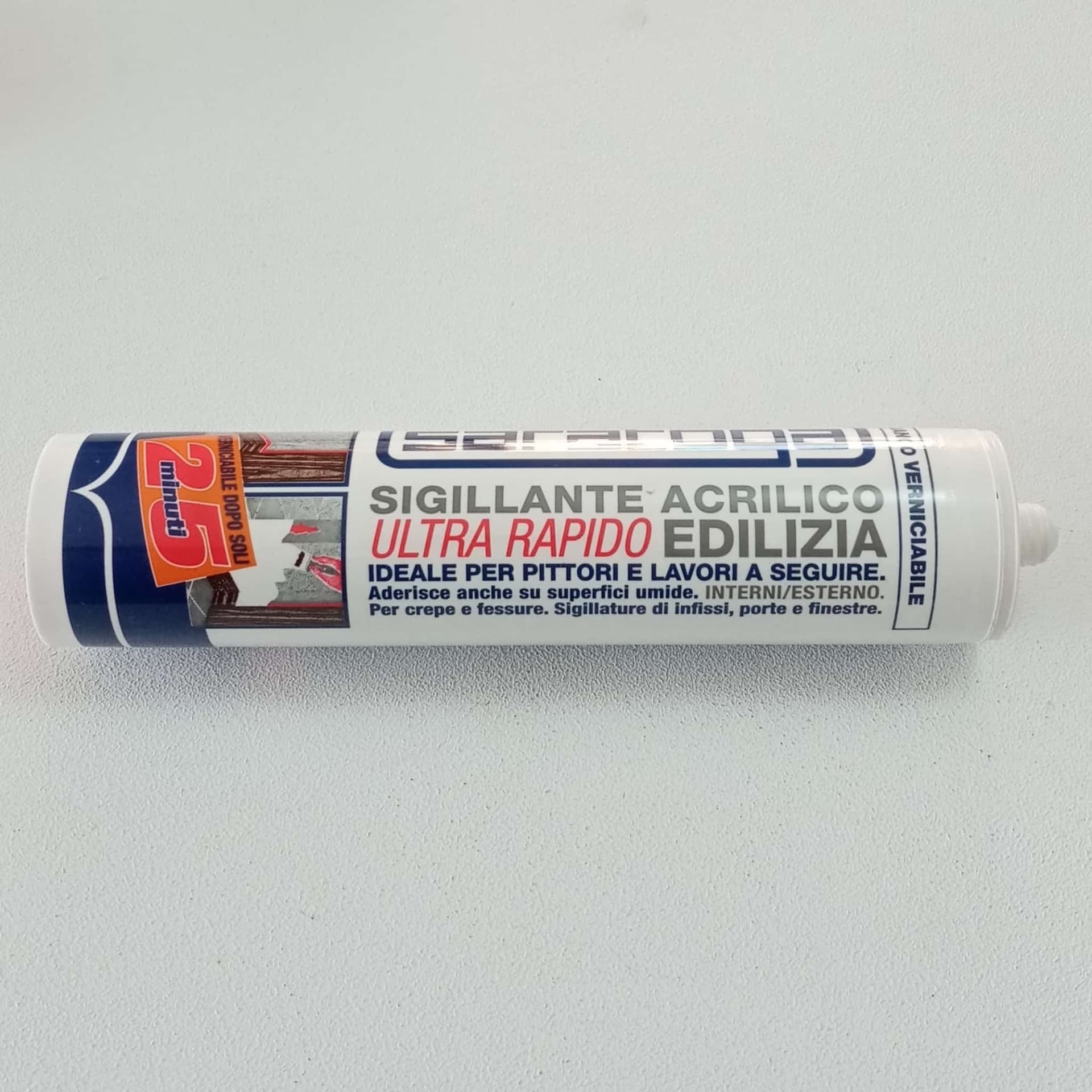 Saratoga 25 minuti 300ml silicone sigillante acrilico bianco ultra rapido in Silicone Aloiserw.com - Altomonte, commercioVirtuoso.it