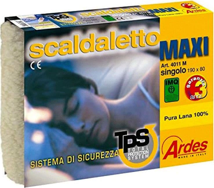 Scaldaletto Singolo Maxi Ardes 100% Lana in Coperte elettriche Collezione Casa - Trebisacce, commercioVirtuoso.it