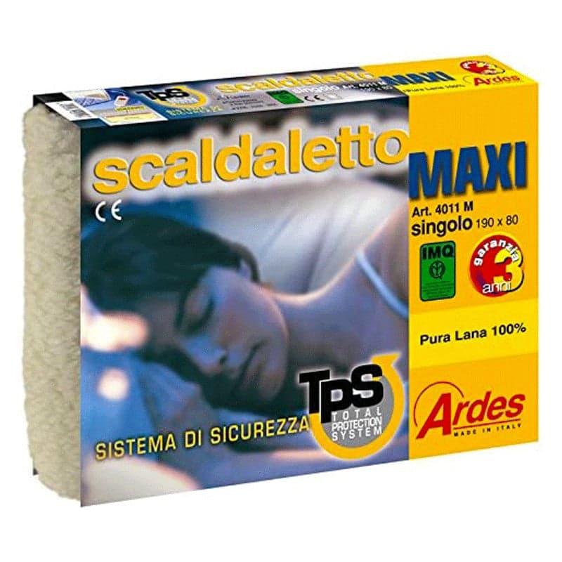 Scaldaletto Singolo Maxi Ardes 100% Lana in Coperte elettriche Collezione Casa - Trebisacce, commercioVirtuoso.it