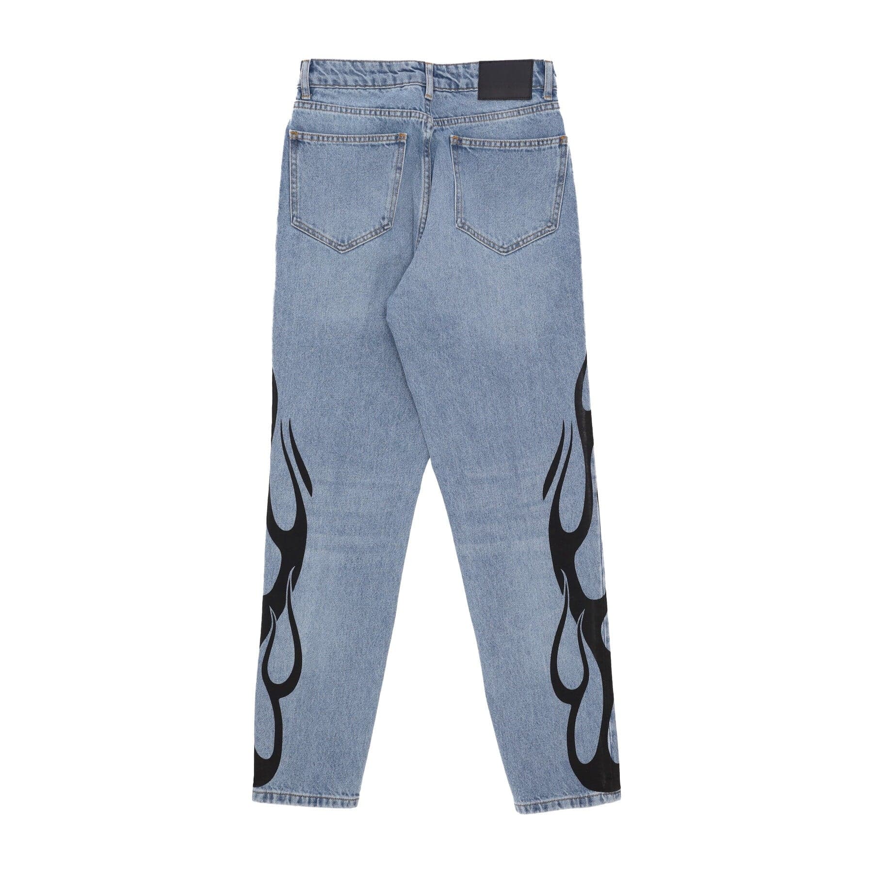 VISION OF SUPER Jeans Uomo Flames Denim Pants Blue/black da uomo in Jeans Drestige - Casamassima, commercioVirtuoso.it
