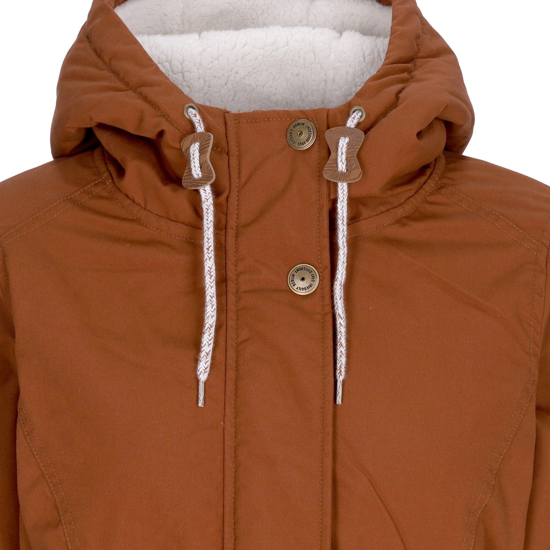 IRIEDAILY Giaccone Lungo Donna Holina Coat Teak da donna in Cappotti Drestige - Casamassima, commercioVirtuoso.it