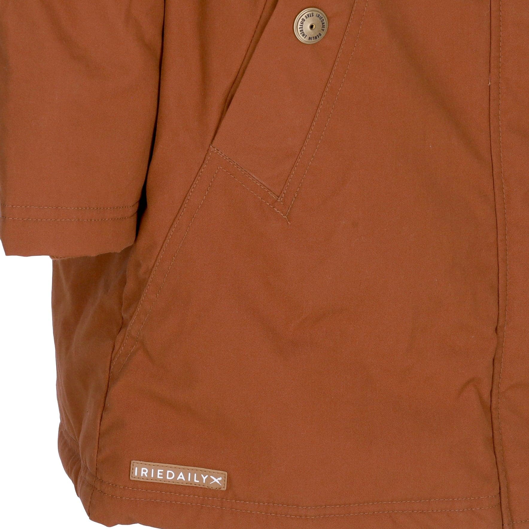 IRIEDAILY Giaccone Lungo Donna Holina Coat Teak da donna in Cappotti Drestige - Casamassima, commercioVirtuoso.it