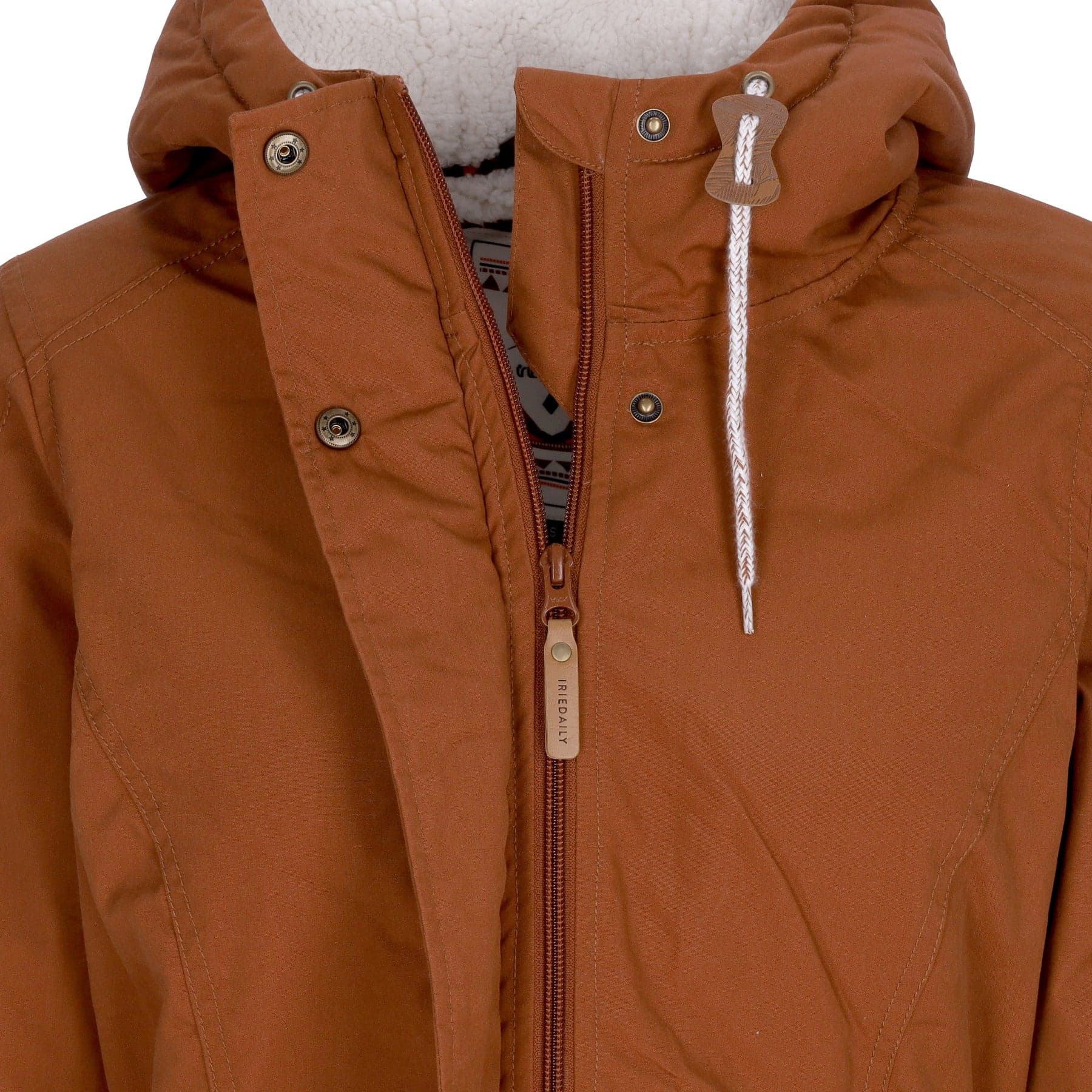 IRIEDAILY Giaccone Lungo Donna Holina Coat Teak da donna in Cappotti Drestige - Casamassima, commercioVirtuoso.it