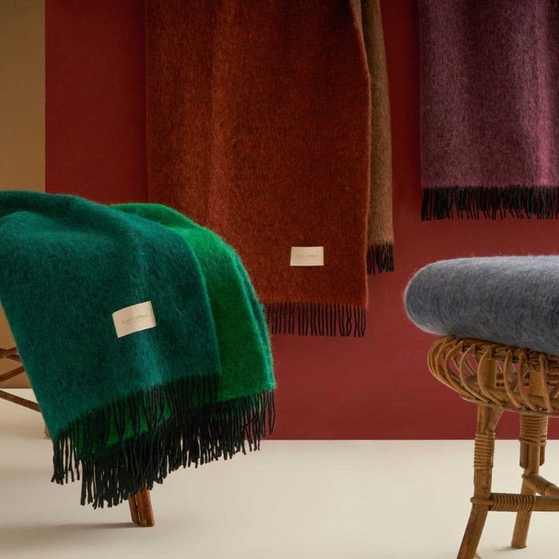 Plaid in Alpaca tinto in capo Camden Biancoperla in Plaid Collezione Casa - Trebisacce, commercioVirtuoso.it