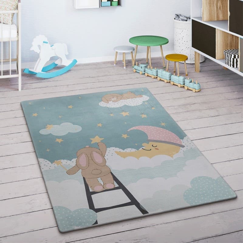 Tappeto cameretta per Bambini Good Night in Scendiletto Collezione Casa - Trebisacce, commercioVirtuoso.it