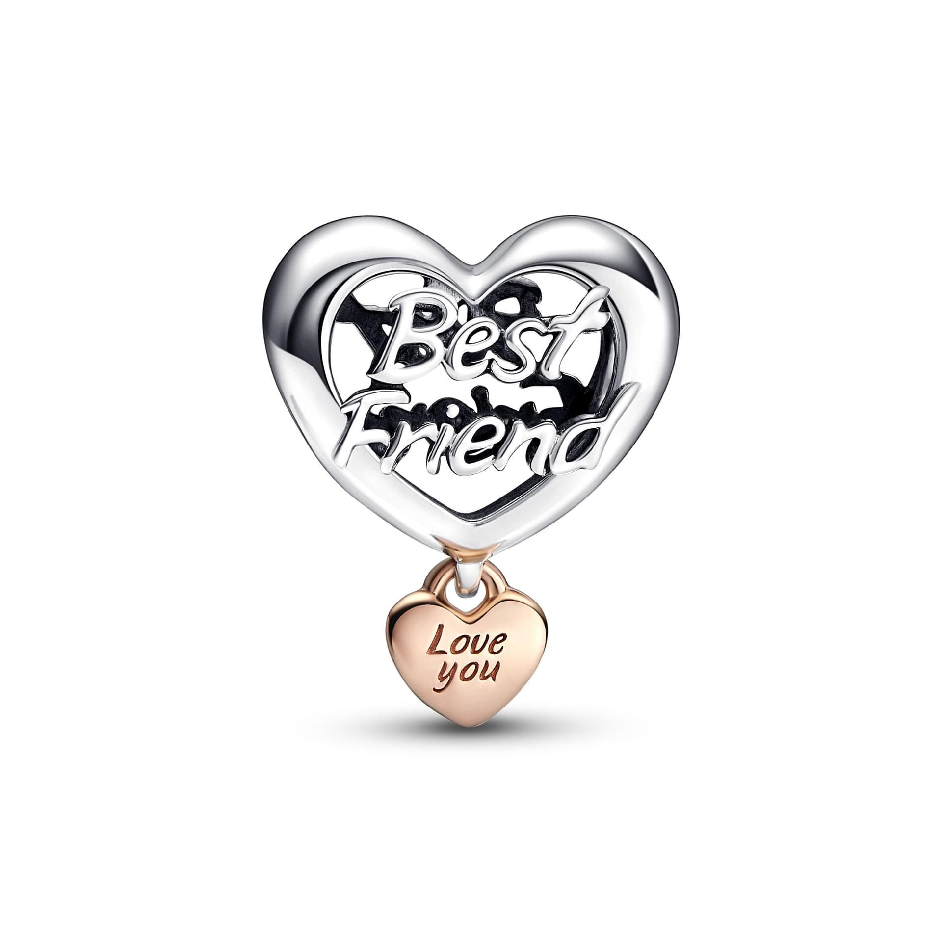 Pandora - Charm Openwork Best Friend in Bead Charm Alba Gioielli - Casoria, commercioVirtuoso.it