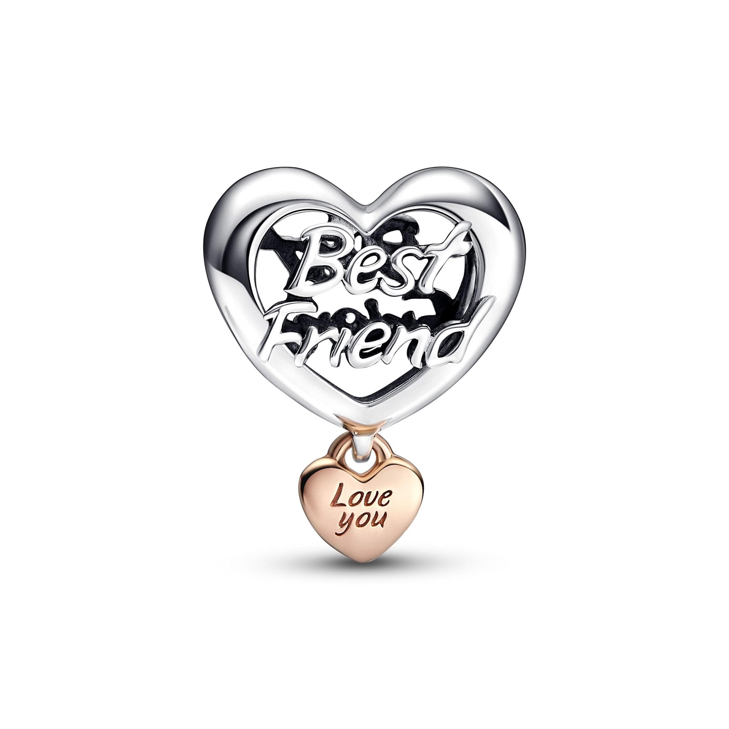 Pandora - Charm Openwork Best Friend in Bead Charm Alba Gioielli - Casoria, commercioVirtuoso.it