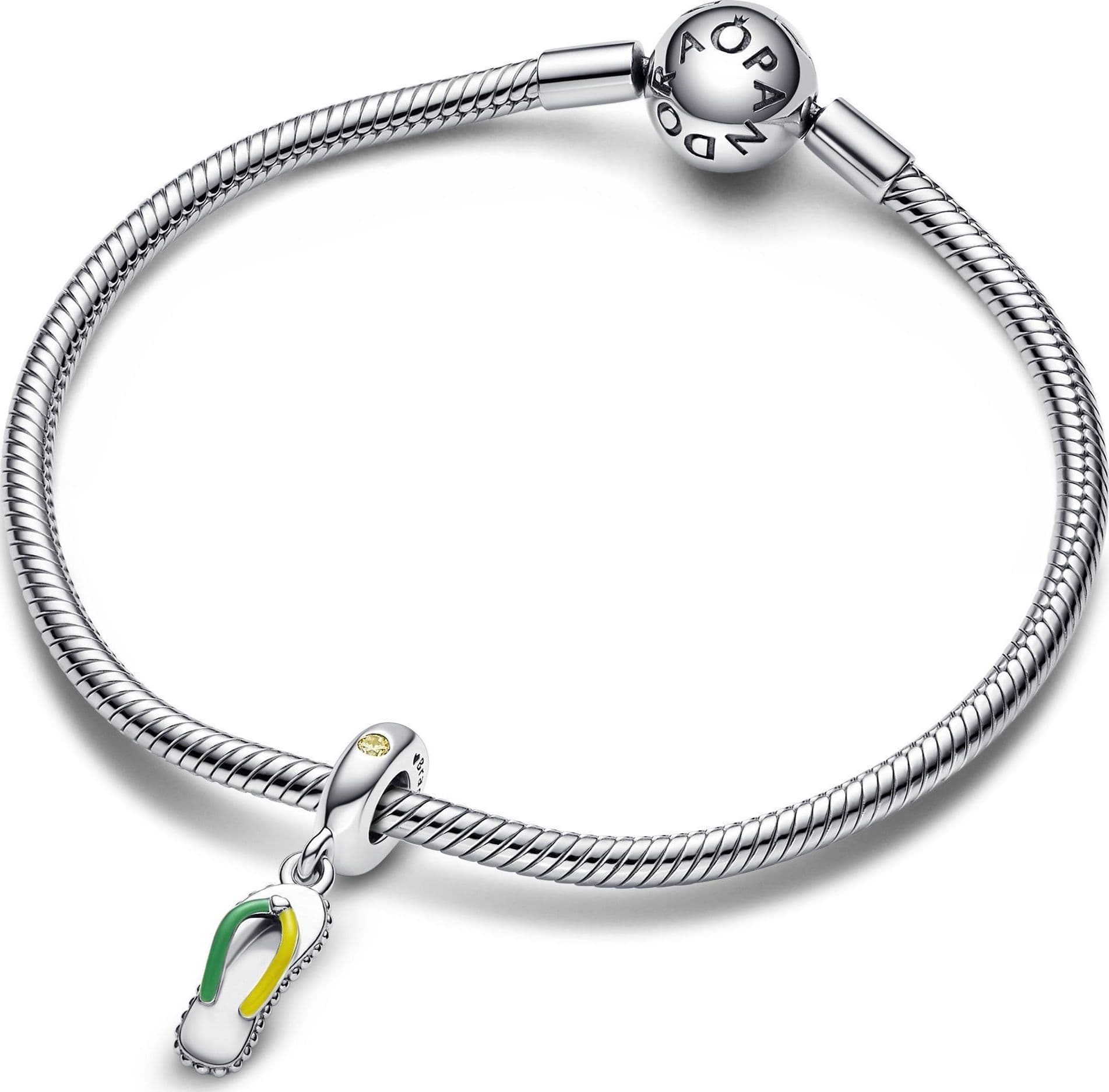Pandora - Charm Pendente Infradito Brasiliana in Bead Charm Alba Gioielli - Casoria, commercioVirtuoso.it
