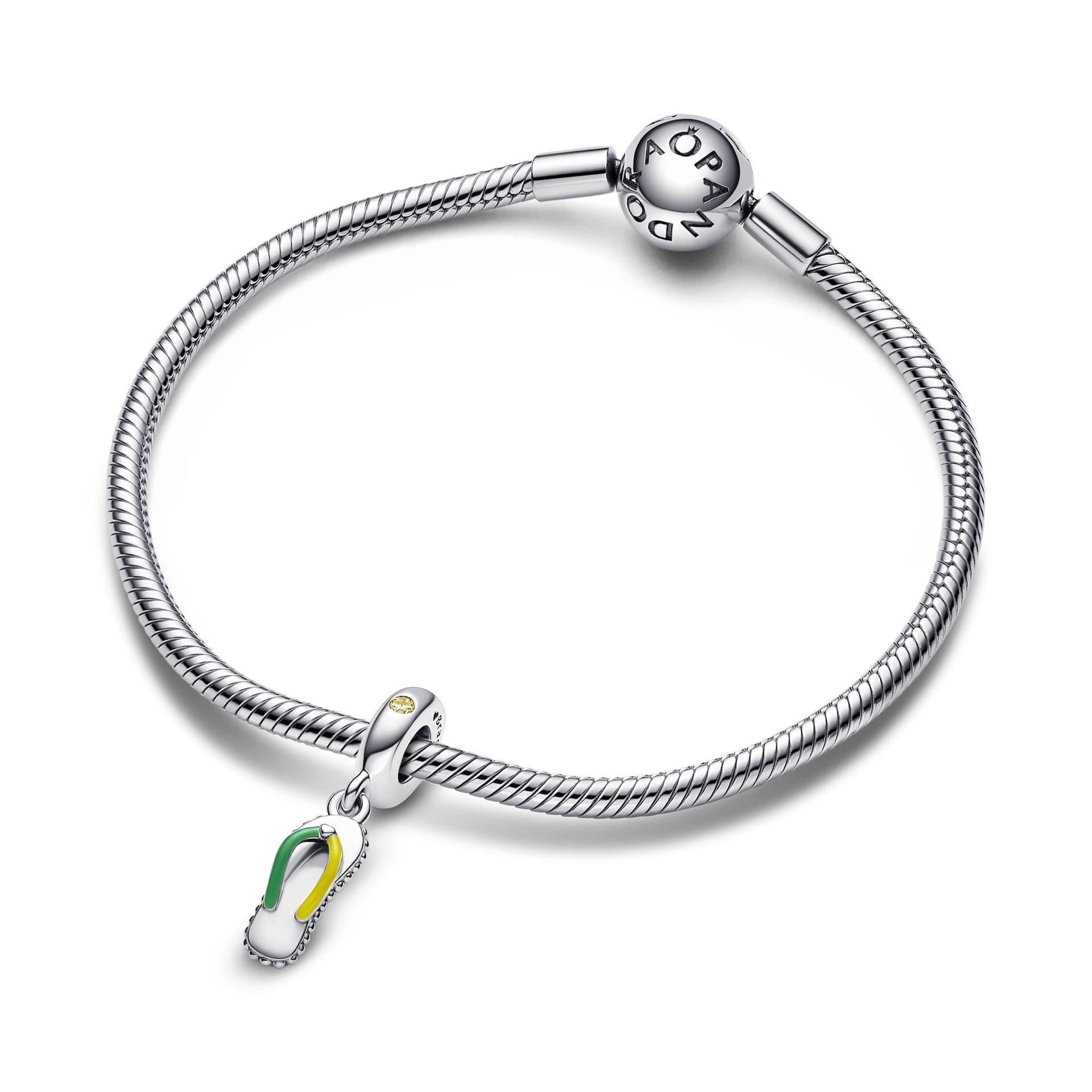 Pandora - Charm Pendente Infradito Brasiliana in Bead Charm Alba Gioielli - Casoria, commercioVirtuoso.it