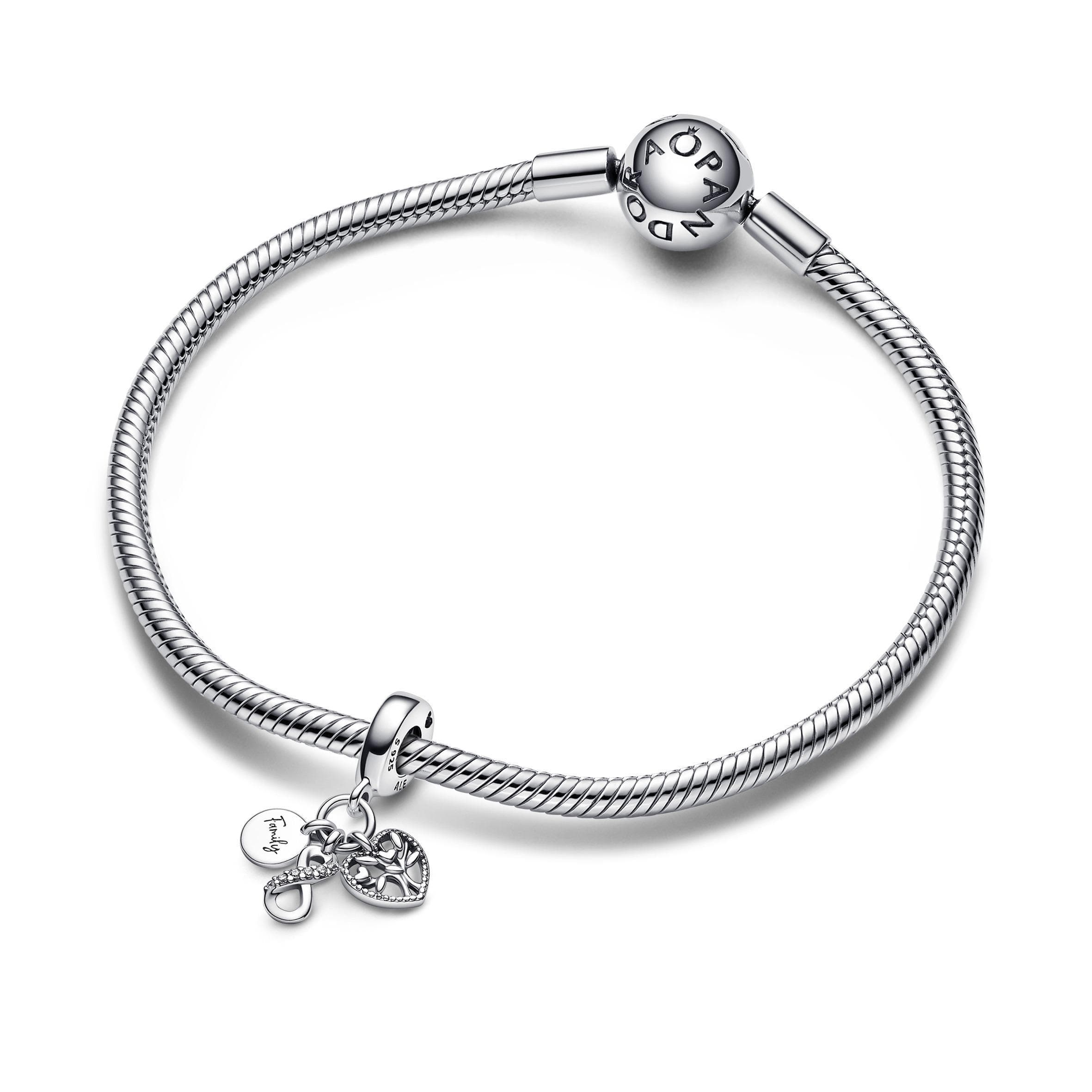 Pandora - Charm Pendente Famiglia Per Sempre in Bead Charm Alba Gioielli - Casoria, commercioVirtuoso.it