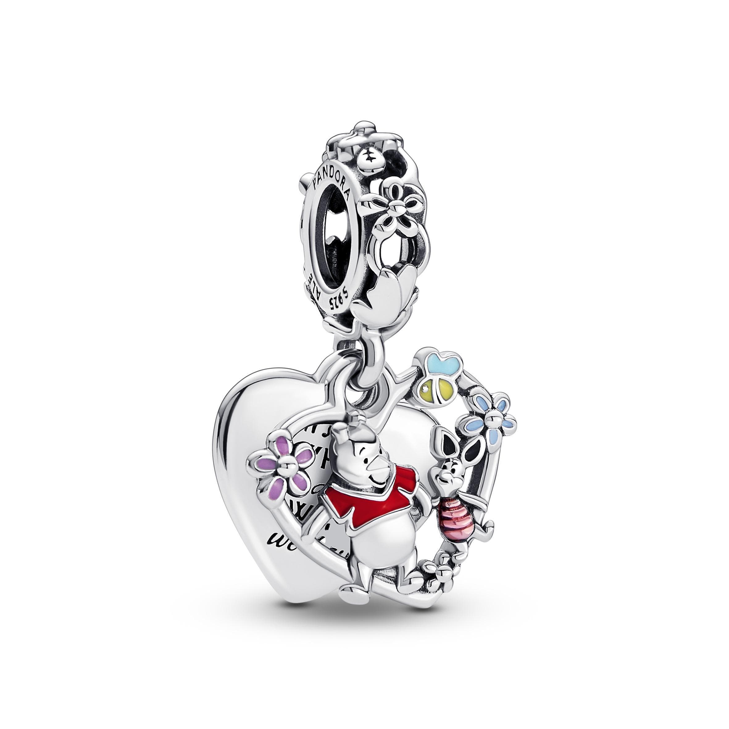 Pandora - Charm pendente Disney, Winnie the Pooh, Pendente Winnie e Pimpi