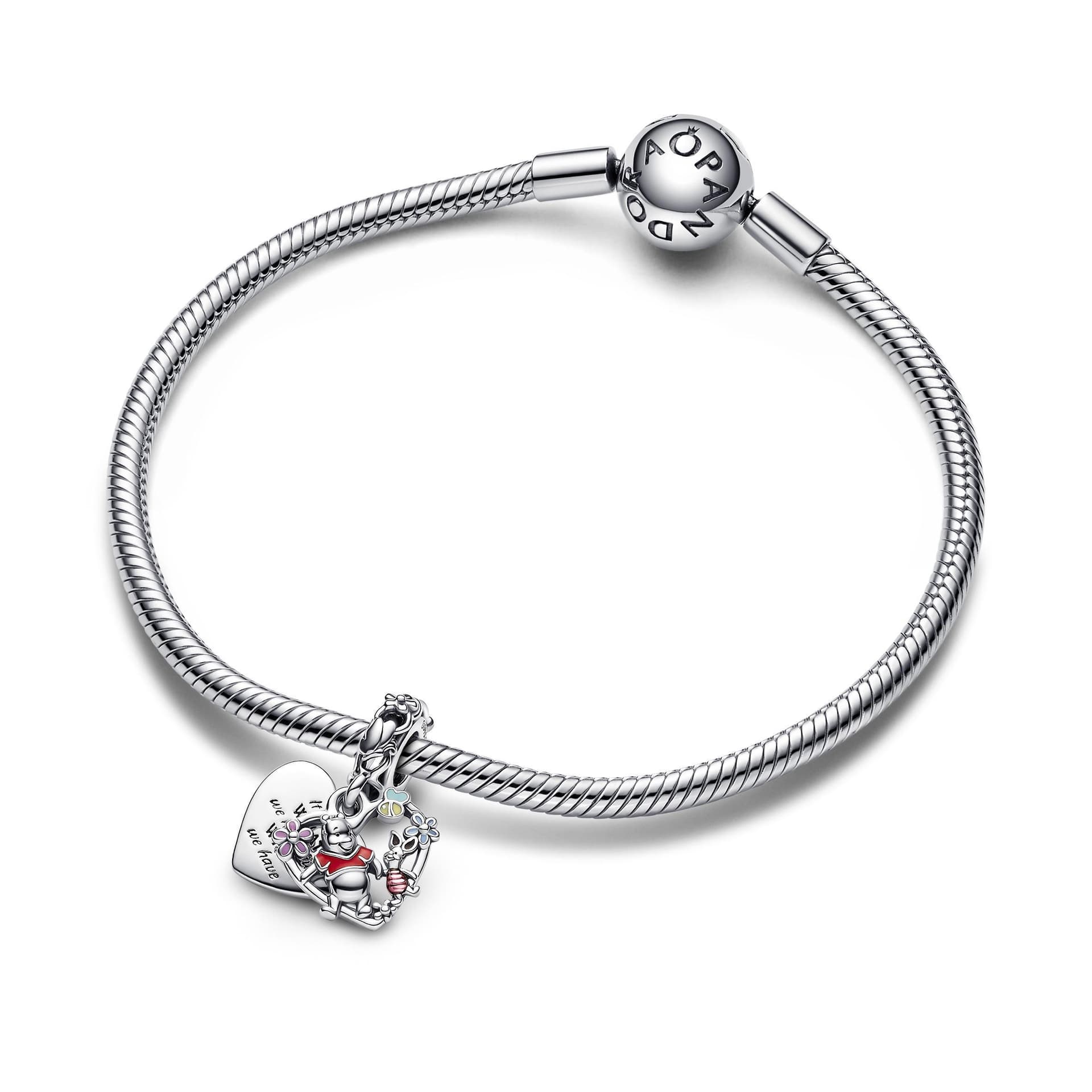 Pandora - Charm pendente Disney, Winnie the Pooh, Pendente Winnie e Pimpi in Bead Charm Alba Gioielli - Casoria, commercioVirtuoso.it