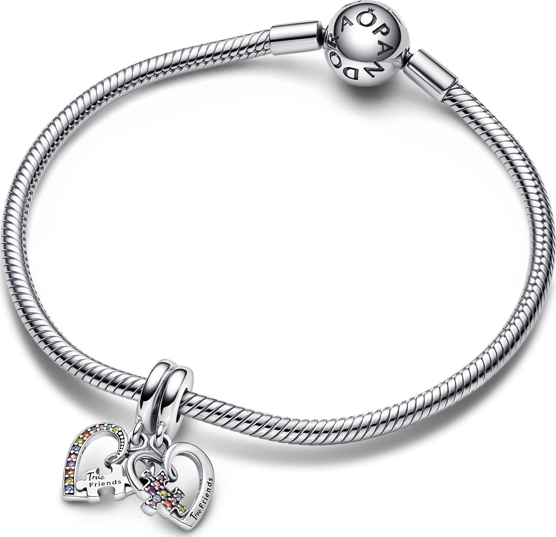Pandora - Charm Pendente Puzzle dell'Amicizia Divisibile in Bead Charm Alba Gioielli - Casoria, commercioVirtuoso.it