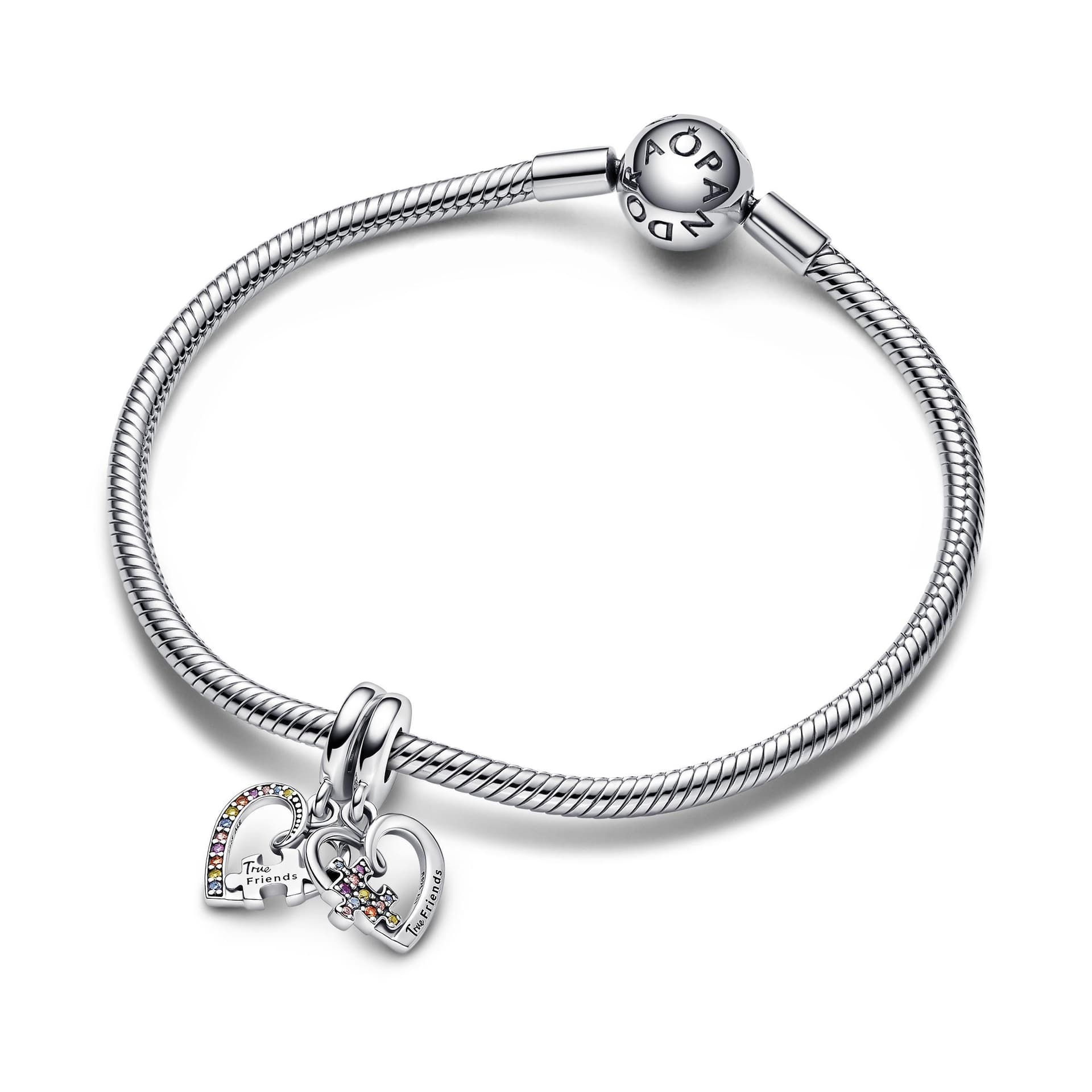 Pandora - Charm Pendente Puzzle dell'Amicizia Divisibile in Bead Charm Alba Gioielli - Casoria, commercioVirtuoso.it