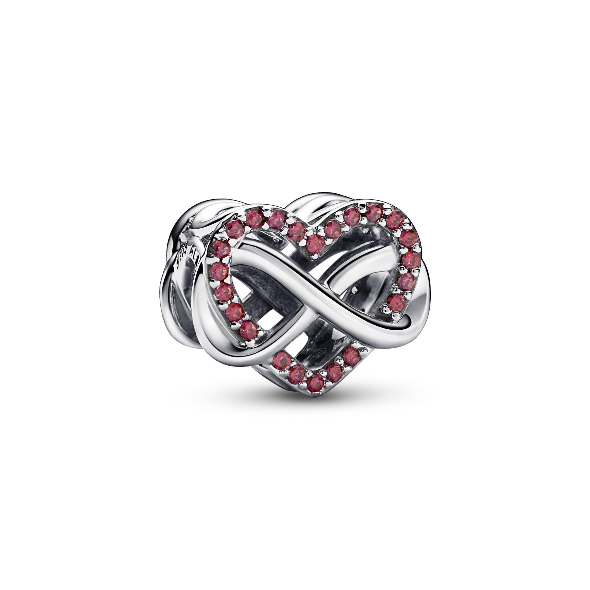 Pandora - Charm Cuore Rosso e Infinito