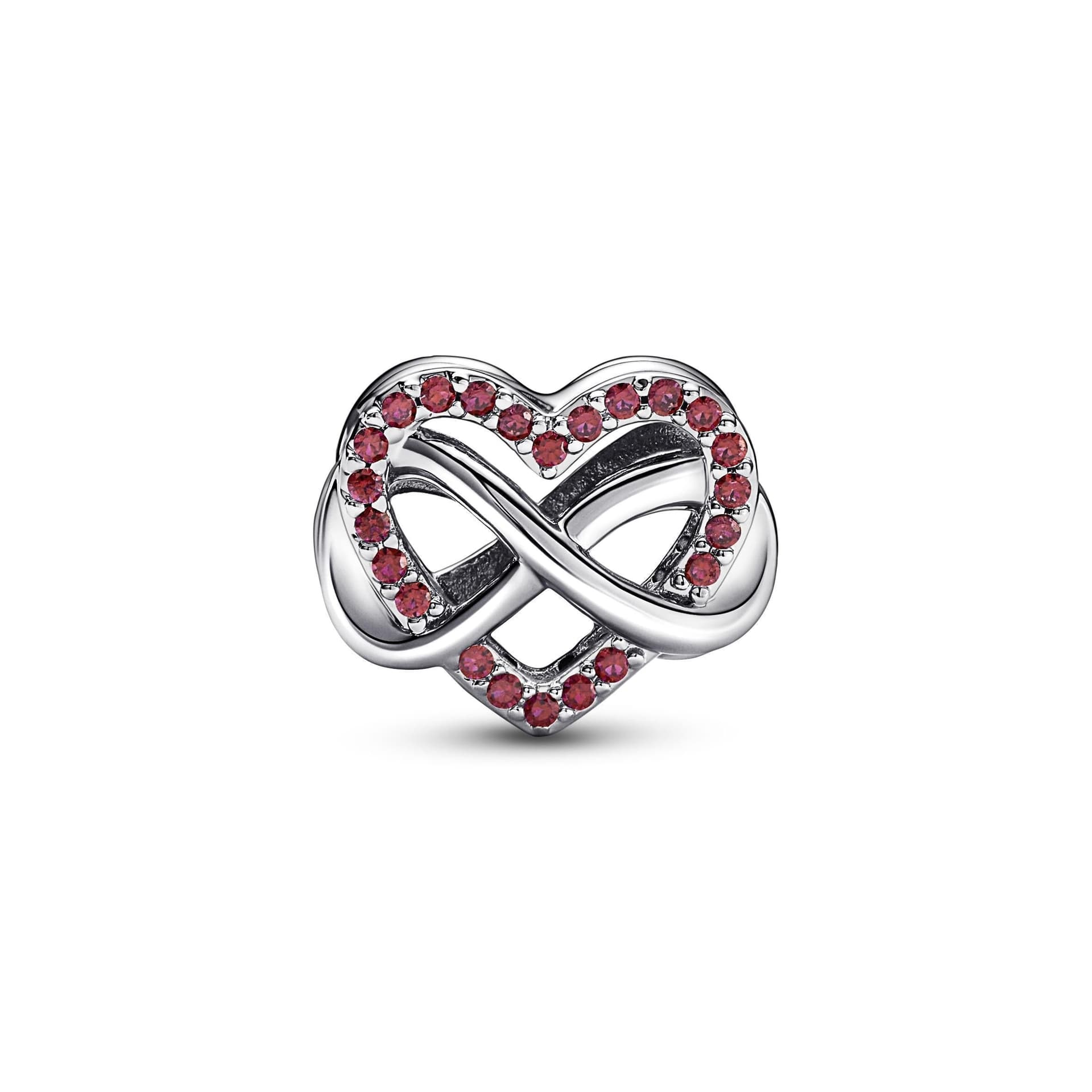 Pandora - Charm Cuore Rosso e Infinito in Bead Charm Alba Gioielli - Casoria, commercioVirtuoso.it