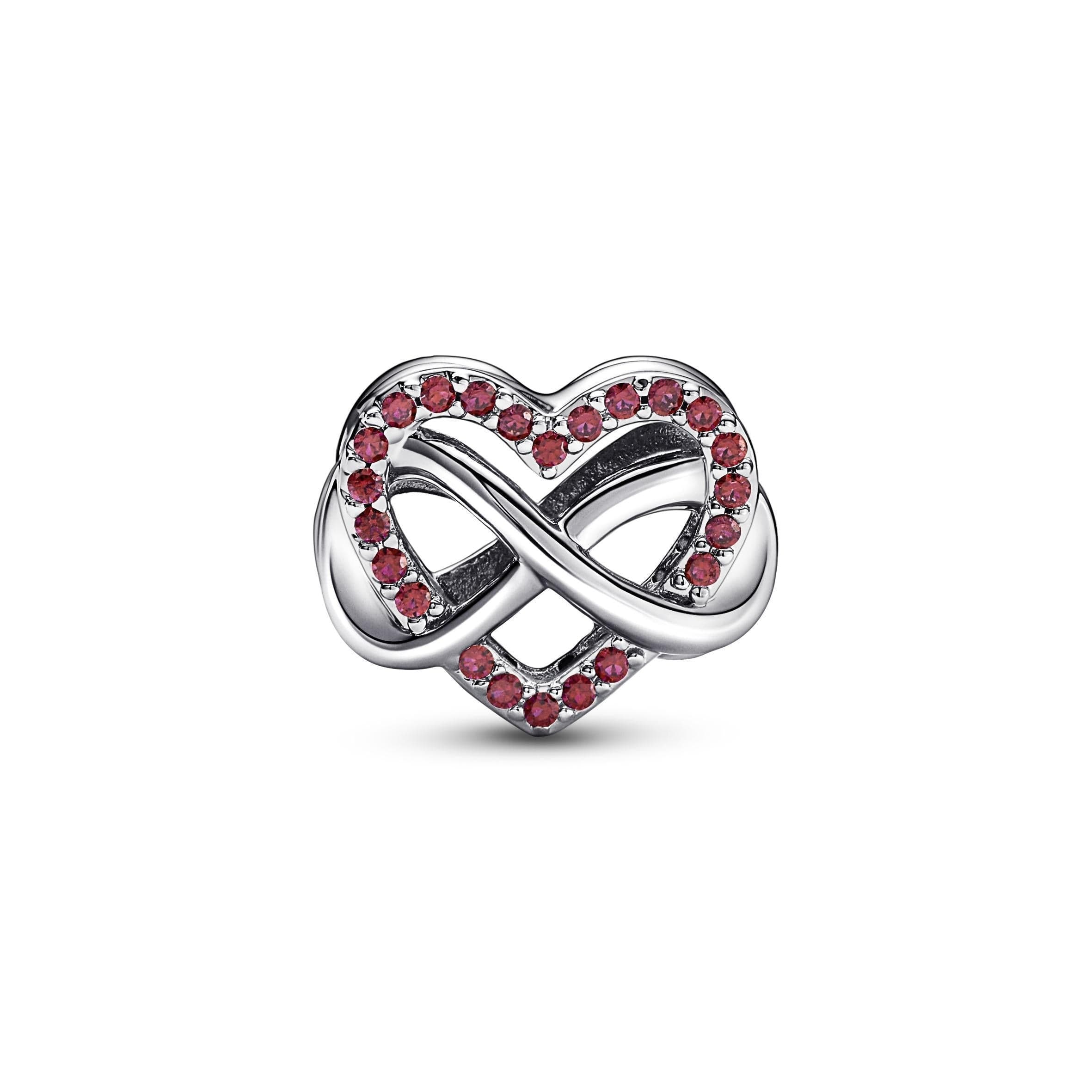 Pandora - Charm Cuore Rosso e Infinito in Bead Charm Alba Gioielli - Casoria, commercioVirtuoso.it